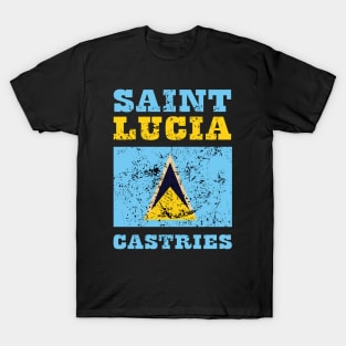 Flag of Saint Lucia T-Shirt